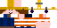 Minecraft skin texture, 64x32 legacy pixels