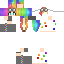 Minecraft skin texture, 64x64 pixels