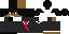 Minecraft skin texture, 64x32 legacy pixels
