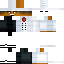 Minecraft skin texture, 64x64 pixels