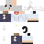 Minecraft skin texture, 64x64 pixels