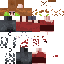 Minecraft skin texture, 64x64 pixels