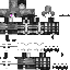 Minecraft skin texture, 64x64 pixels