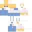 Minecraft skin texture, 64x64 pixels