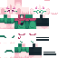 Minecraft skin texture, 64x64 pixels