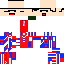 Minecraft skin texture, 64x64 pixels