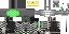 Minecraft skin texture, 64x32 legacy pixels