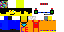 Minecraft skin texture, 64x32 legacy pixels