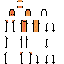 Minecraft skin texture, 64x64 pixels