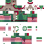 Minecraft skin texture, 64x64 pixels