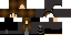 Minecraft skin texture, 64x32 legacy pixels