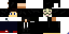 Minecraft skin texture, 64x32 legacy pixels