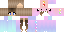 Minecraft skin texture, 64x32 legacy pixels