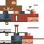 Minecraft skin texture, 64x64 pixels