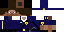 Minecraft skin texture, 64x32 legacy pixels