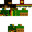 Minecraft skin texture, 64x64 pixels