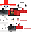 Minecraft skin texture, 64x64 pixels
