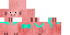 Minecraft skin texture, 64x32 legacy pixels