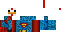Minecraft skin texture, 64x32 legacy pixels