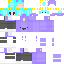 Minecraft skin texture, 64x64 pixels