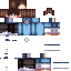Minecraft skin texture, 64x64 pixels