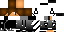 Minecraft skin texture, 64x32 legacy pixels
