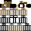 Minecraft skin texture, 64x64 pixels