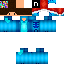 Minecraft skin texture, 64x64 pixels
