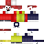 Minecraft skin texture, 64x64 pixels