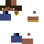 Minecraft skin texture, 64x64 pixels