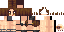 Minecraft skin texture, 64x32 legacy pixels