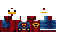Minecraft skin texture, 64x32 legacy pixels