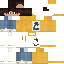 Minecraft skin texture, 64x64 pixels