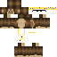 Minecraft skin texture, 64x64 pixels