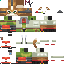 Minecraft skin texture, 64x64 pixels