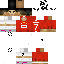 Minecraft skin texture, 64x64 pixels