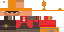 Minecraft skin texture, 64x32 legacy pixels