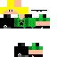 Minecraft skin texture, 64x64 pixels