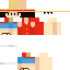Minecraft skin texture, 64x64 pixels