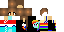 Minecraft skin texture, 64x32 legacy pixels