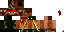 Minecraft skin texture, 64x32 legacy pixels