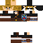 Minecraft skin texture, 64x64 pixels