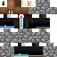 Minecraft skin texture, 64x64 pixels