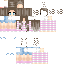 Minecraft skin texture, 64x64 pixels