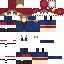 Minecraft skin texture, 64x64 pixels