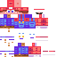 Minecraft skin texture, 64x64 pixels