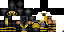 Minecraft skin texture, 64x32 legacy pixels