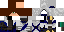 Minecraft skin texture, 64x32 legacy pixels