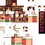Minecraft skin texture, 64x64 pixels