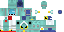 Minecraft skin texture, 64x32 legacy pixels